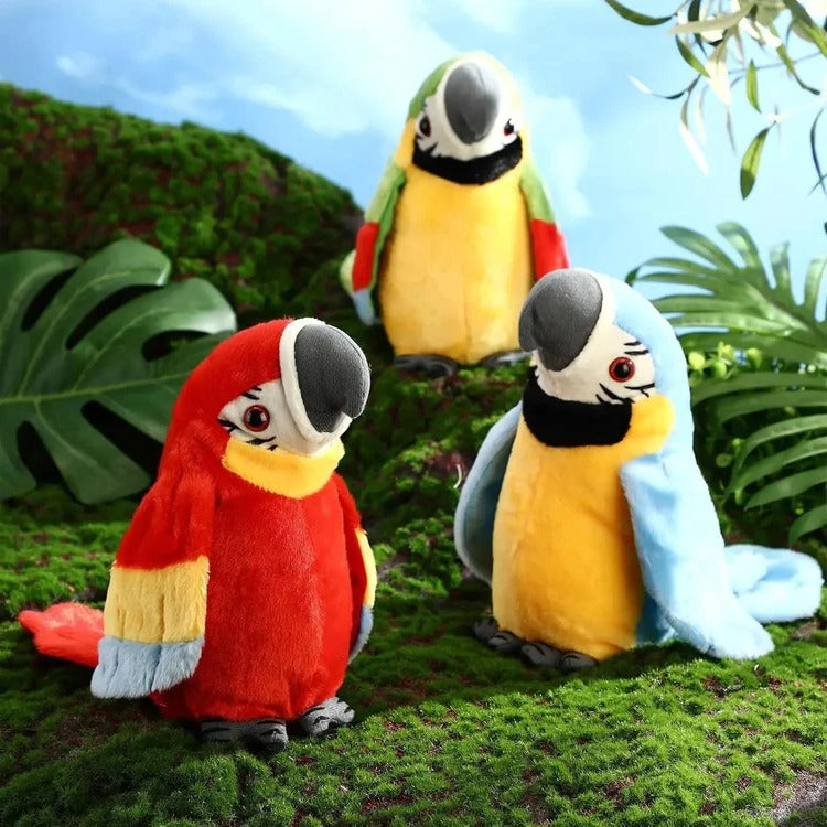 Talking Parrot Plush Toy: Interactive Music and Chatter