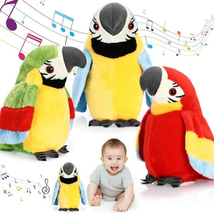 Talking Parrot Plush Toy: Interactive Music and Chatter
