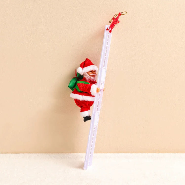Climbing Santa Display Toy: Playful Motion for Holiday Decor
