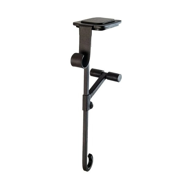 Fireplace Stocking & Garland Hanger Set: Adjustable Mantel Fit