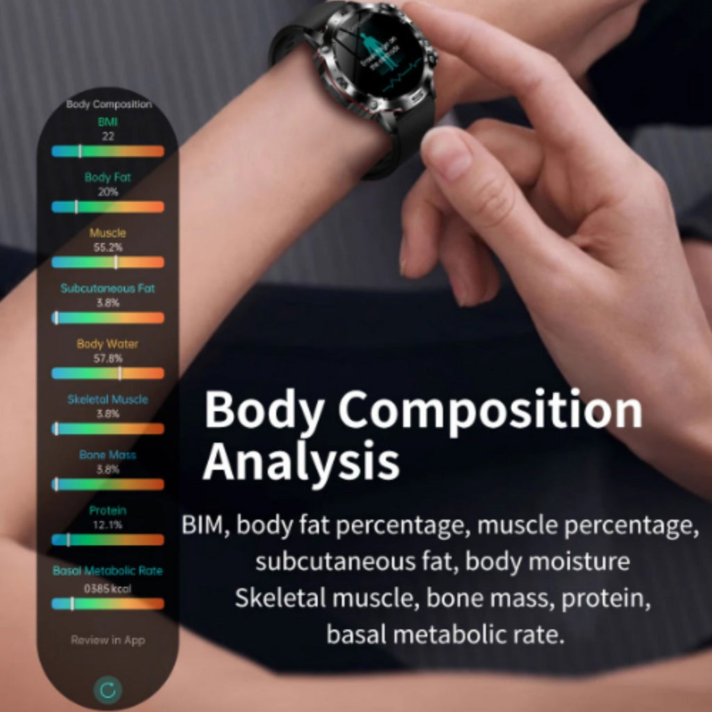 Everyday Wellness Smartwatch: Track Health, Stay Connected