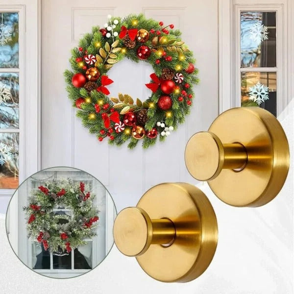 Twist-Lock Suction Wall Hooks: Damage-Free 2-Piece Set