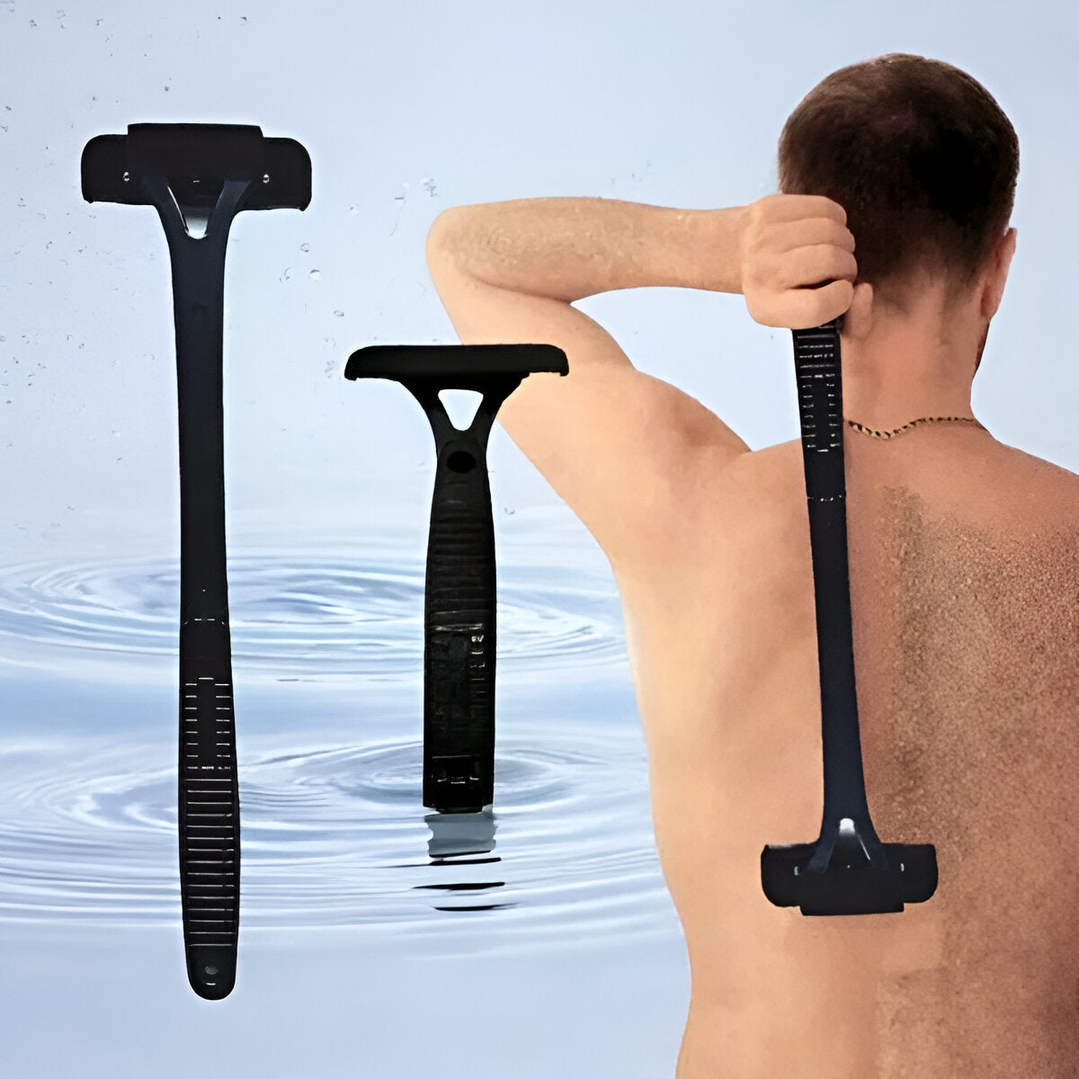 Extended-Reach Back Shaver: Effortless Solo Grooming