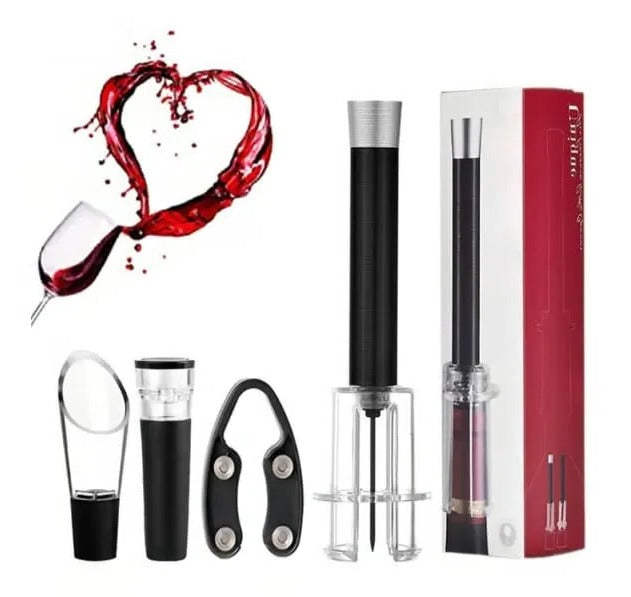 Air-Assist Wine Opening Set: Effortless Cork Removal