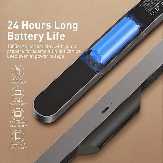Magnetic Rechargeable Desk Lamp: Adjustable Brightness, Anywhere