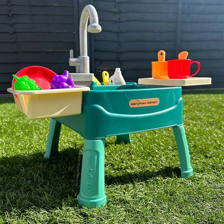Kids Play Kitchen with Flowing Water: Imaginative Cooking Play