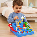 Children's Mechanical Vehicle Track Game: Structured Indoor Play