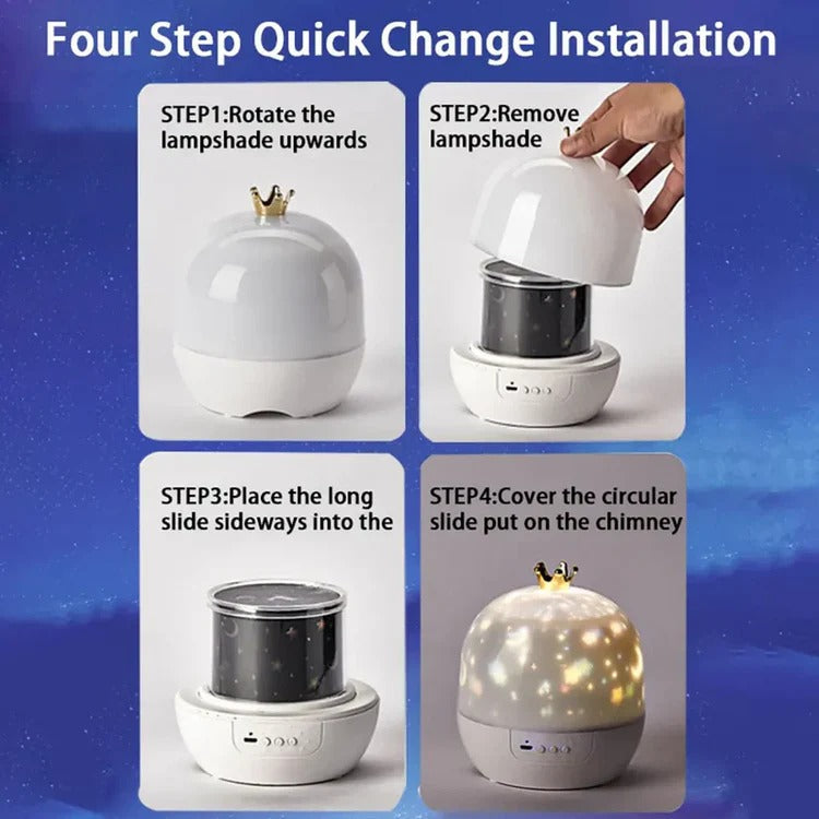 Ocean Projection Night Light: Calming Bedtime Glow for Kids