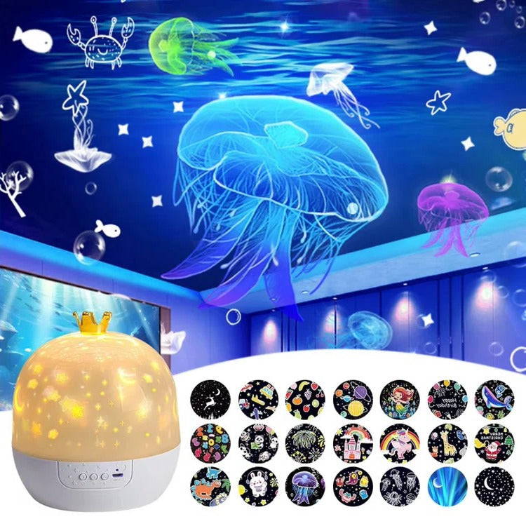 Ocean Projection Night Light: Calming Bedtime Glow for Kids