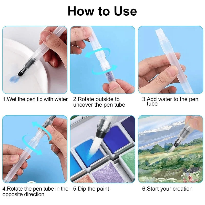 Watercolor Paint Set: A Full Palette for Detailed Work