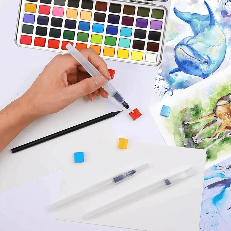 Watercolor Paint Set: A Full Palette for Detailed Work