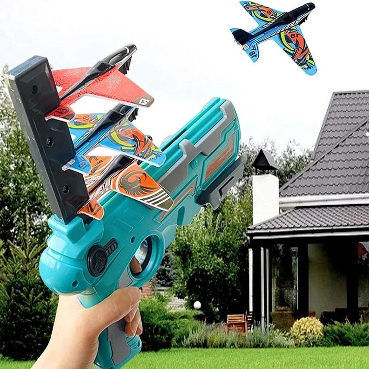 SkyGlider Aircraft Launcher Toy: Outdoor Flying Fun