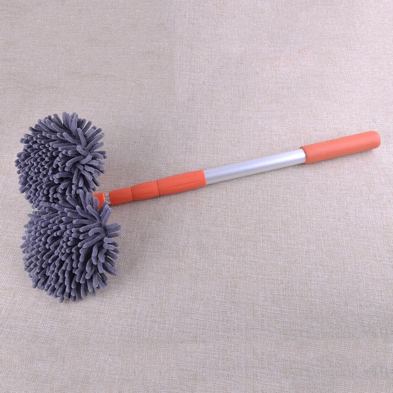 Car Wash Brush with Rotating Head: Reach Tough Spots Easily
