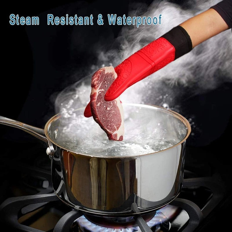 Heat-Resistant Oven Gloves: Safe Grip for Hot Cookware