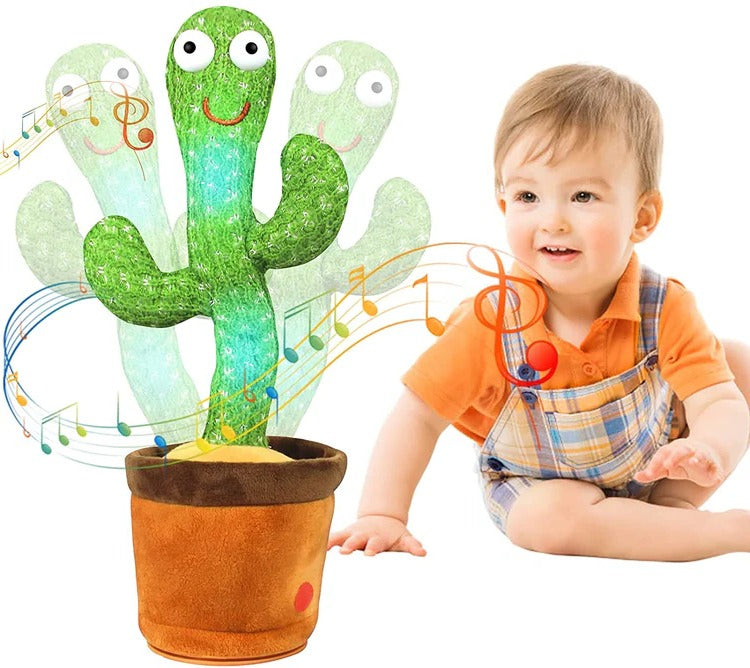Sound-Reacting Dancing Cactus Toy: Instant Desk Entertainment