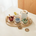 Children's Pretend Tea Set with Tray: Imaginative Role-Play