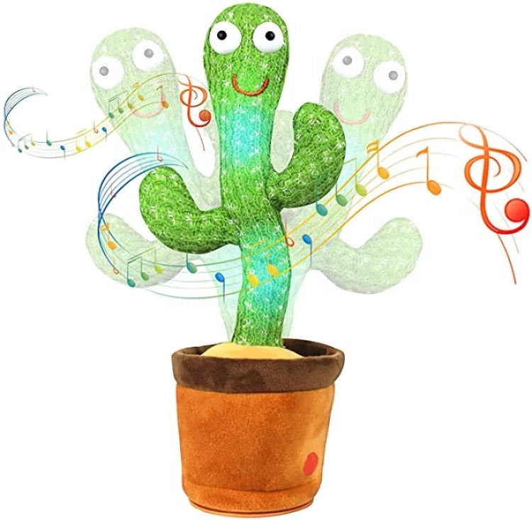 Sound-Reacting Dancing Cactus Toy: Instant Desk Entertainment