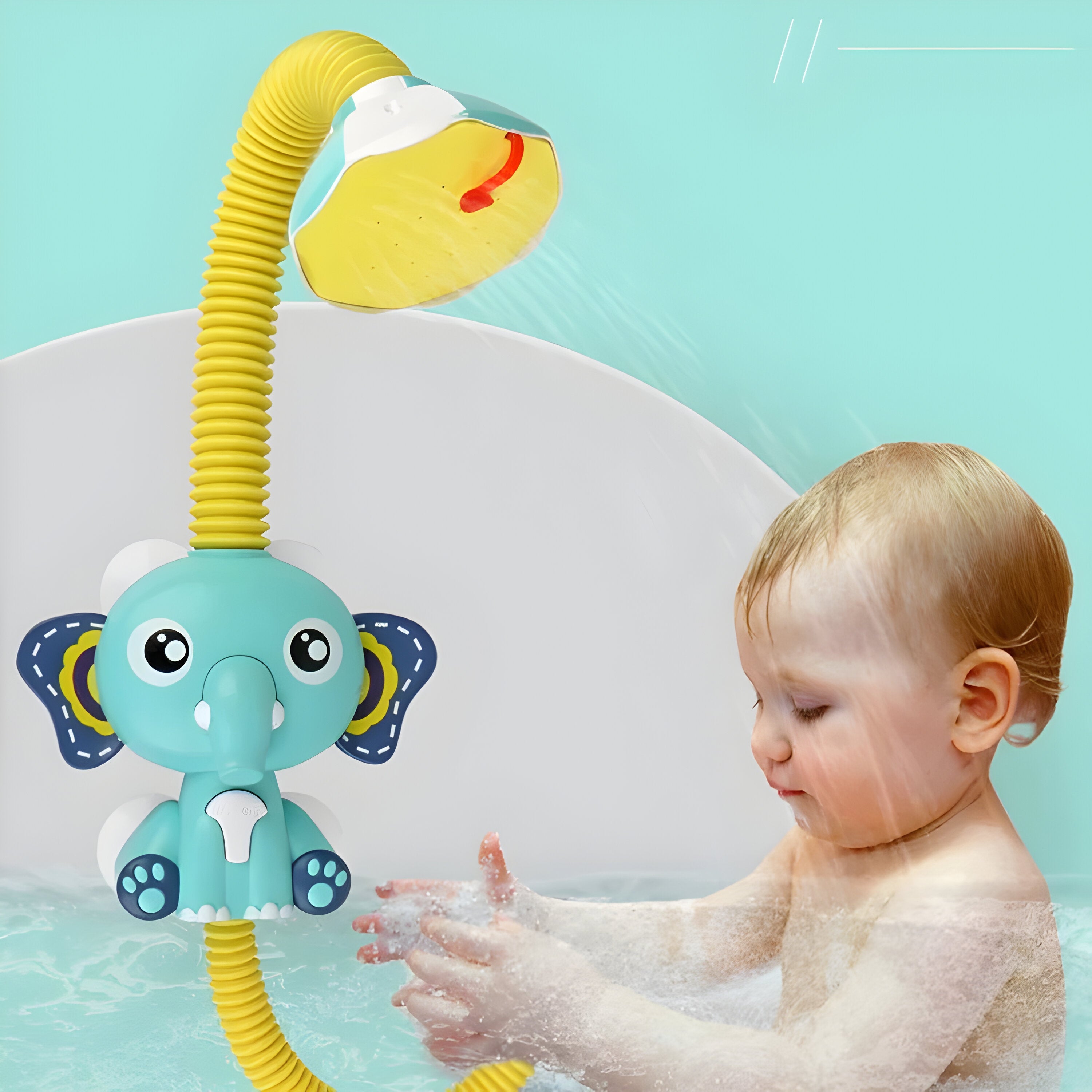 Electric Handheld Water Sprinkler: Gentle Play for Infants