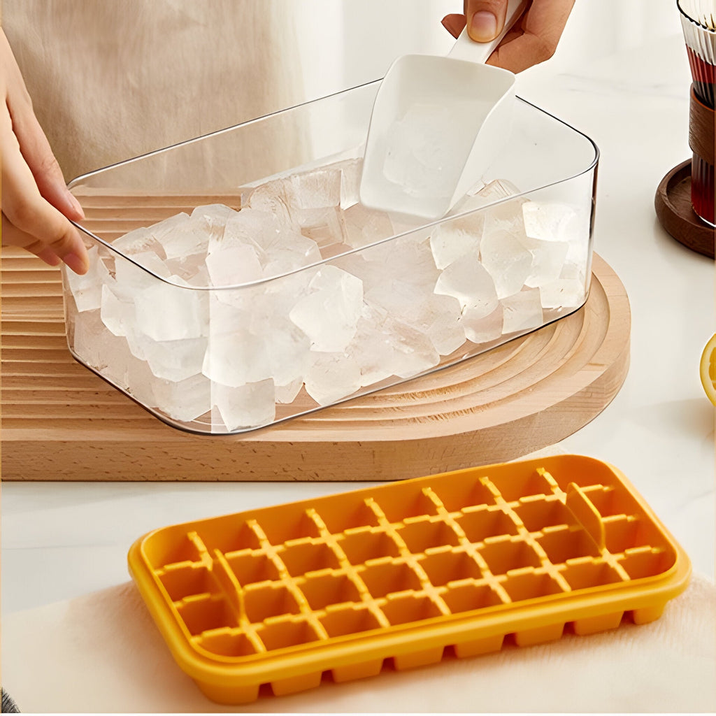 One-Click Ice Tray System: Freeze and Release, No Twisting