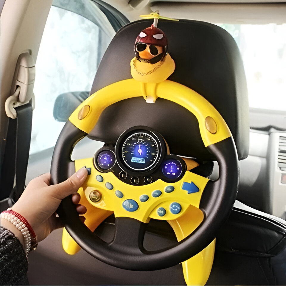 Interactive Steering Toy: Educational Driving Simulator for Kids