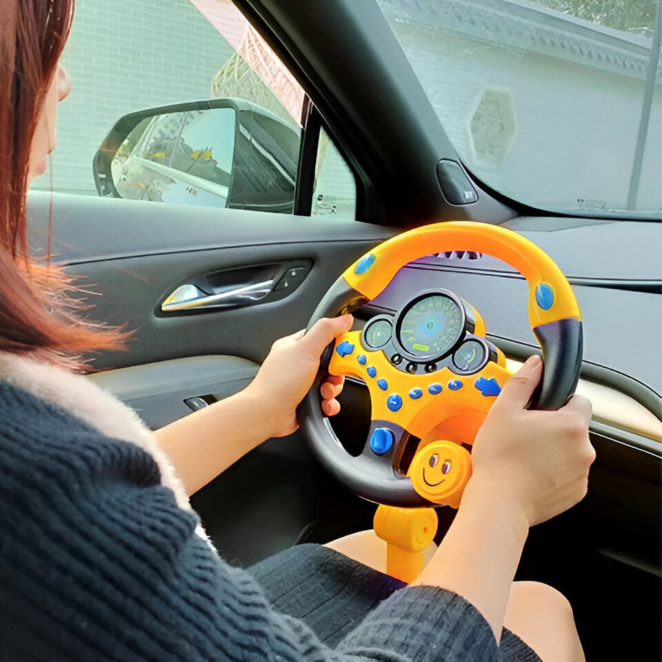 Interactive Steering Toy: Educational Driving Simulator for Kids