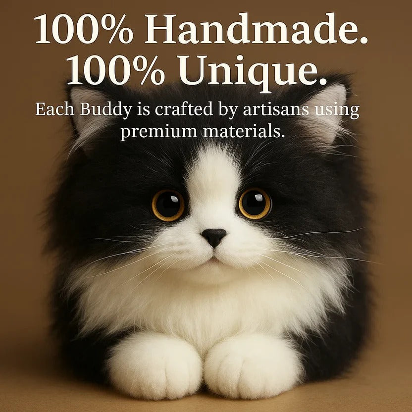 Lifelike Plush Cat: A Calm, Comforting Companion