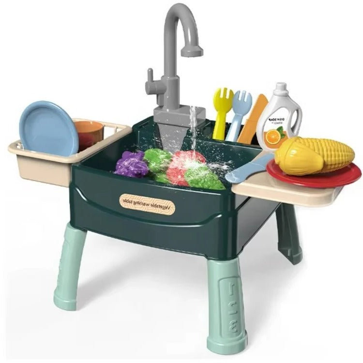 Kids Play Kitchen with Flowing Water: Imaginative Cooking Play