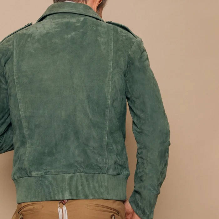 Retro Suede Jacket: Sharper Style for Men
