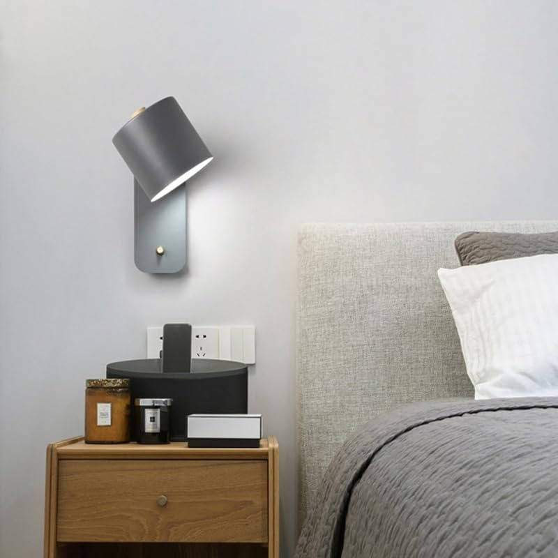 Wall Lamps for Bedroom and Living Room: Adjustable, Glare-Free Light