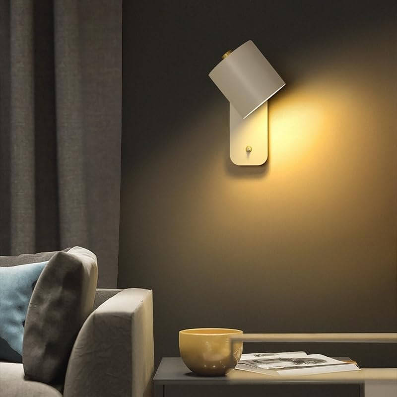 Wall Lamps for Bedroom and Living Room: Adjustable, Glare-Free Light