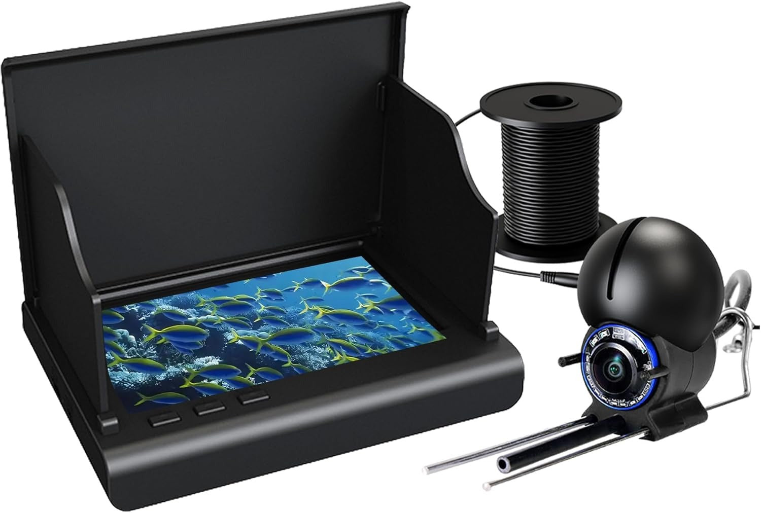 Portable Fish Finder Camera: See Underwater on a 4.3" LCD