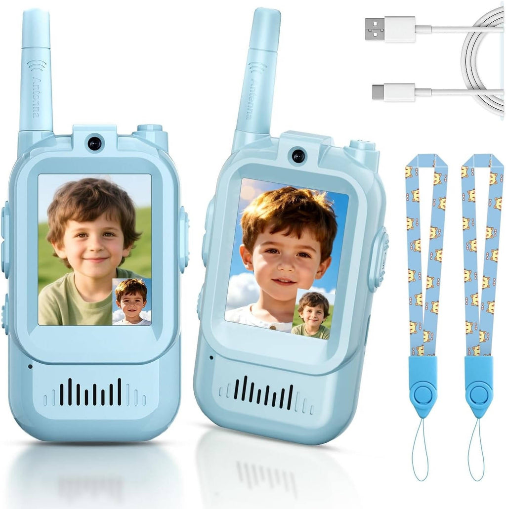Kids Video Walkie Talkies: Voice and Chat, 2-Set