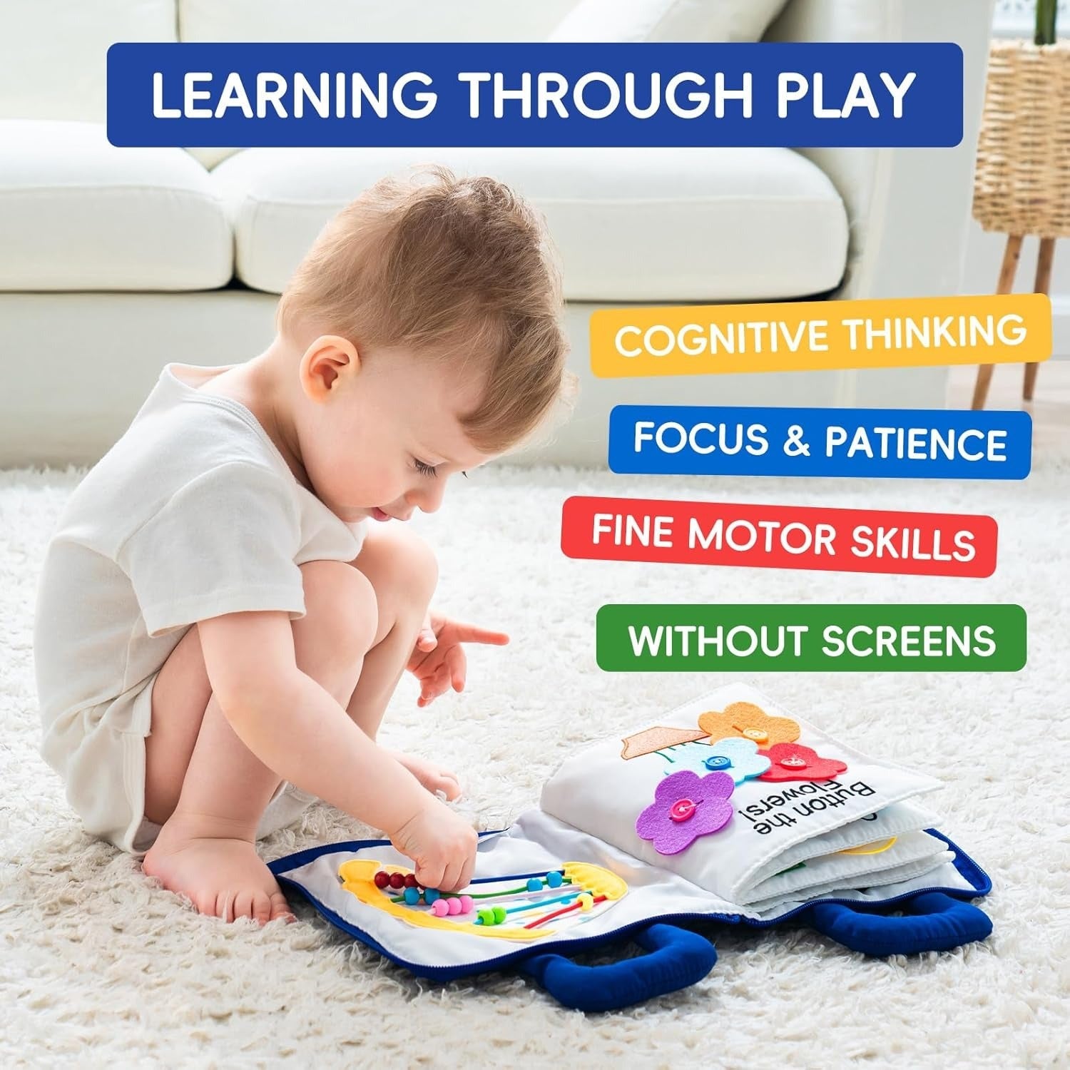 Montessori Book for 1-Year-Olds: Simple Pages That Hold Attention