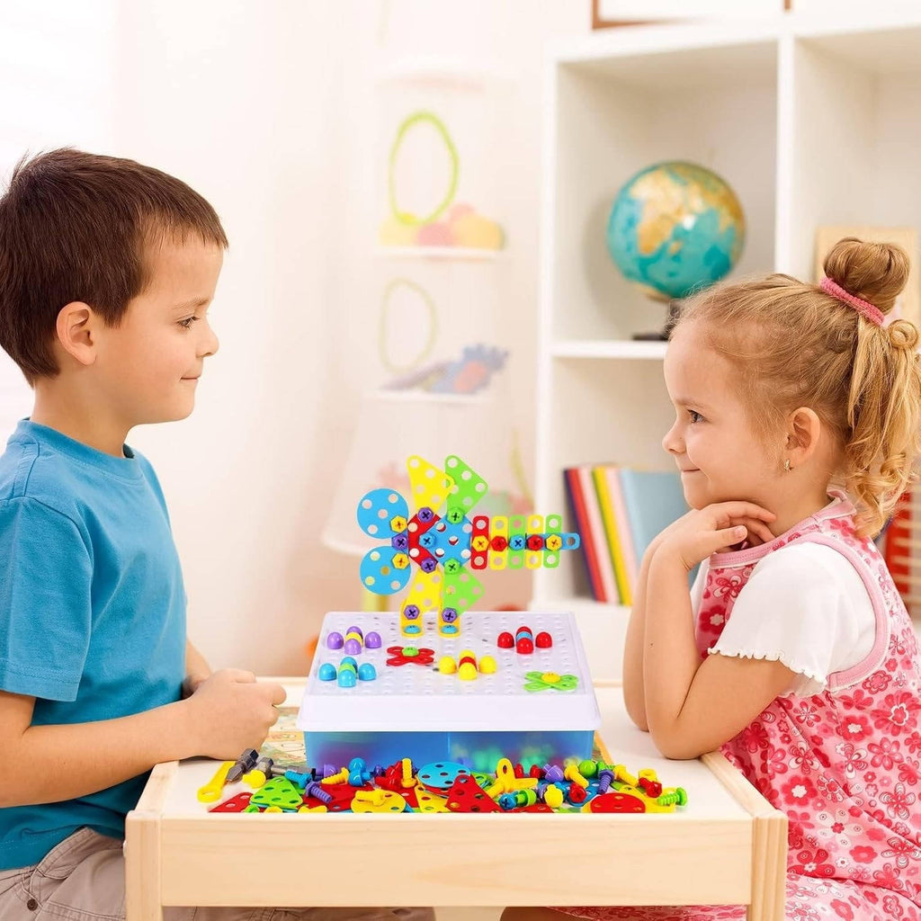 Building Toys for Kids: 237-Piece Hands-On Construction Set