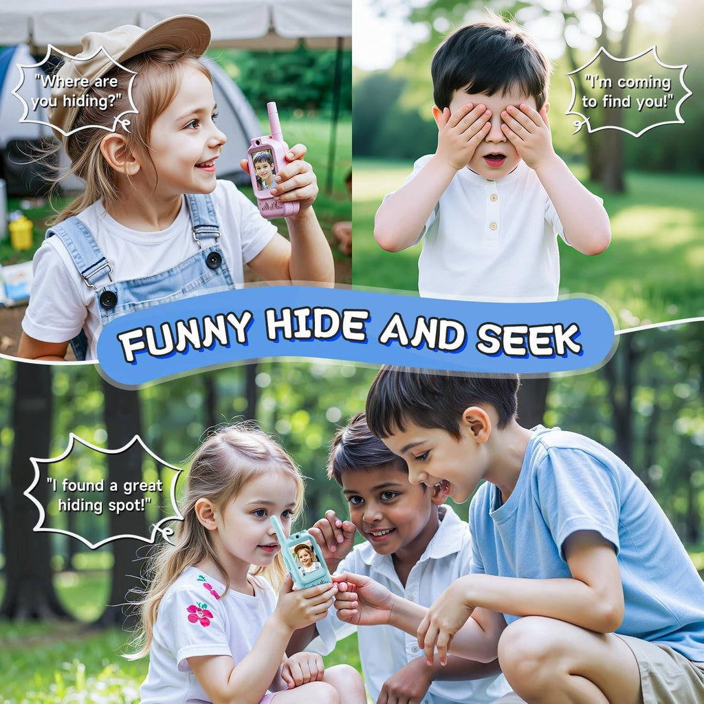 Kids Video Walkie Talkies: Voice and Chat, 2-Set