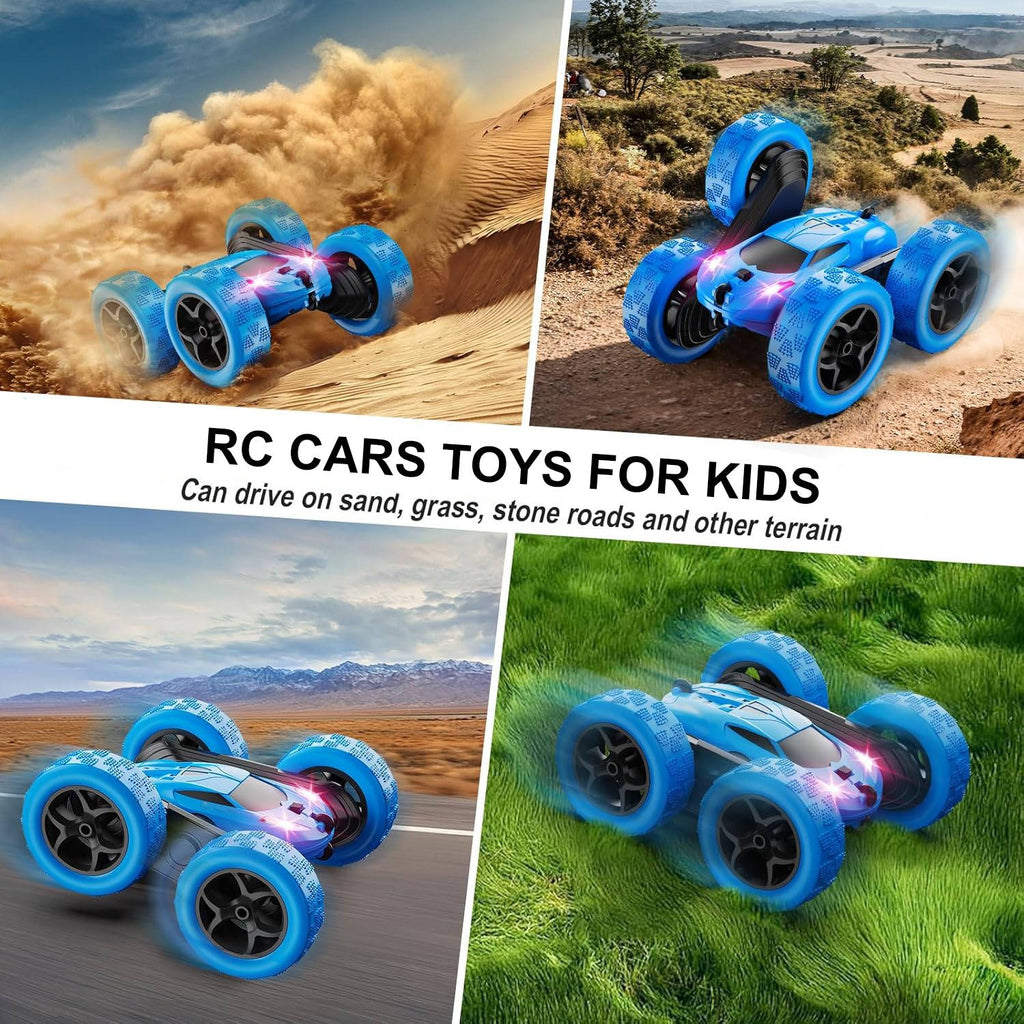 RC Cars for Kids 6-12: LED Lights and 360° Flips