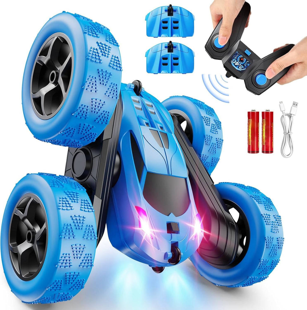 RC Cars for Kids 6-12: LED Lights and 360° Flips