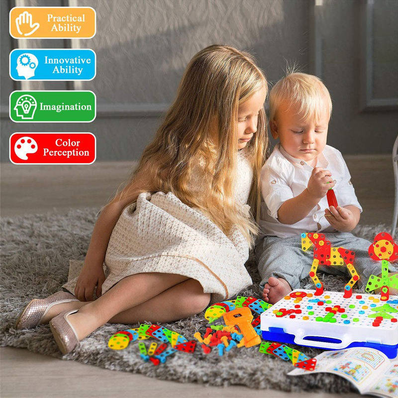 Building Toys for Kids: 237-Piece Hands-On Construction Set