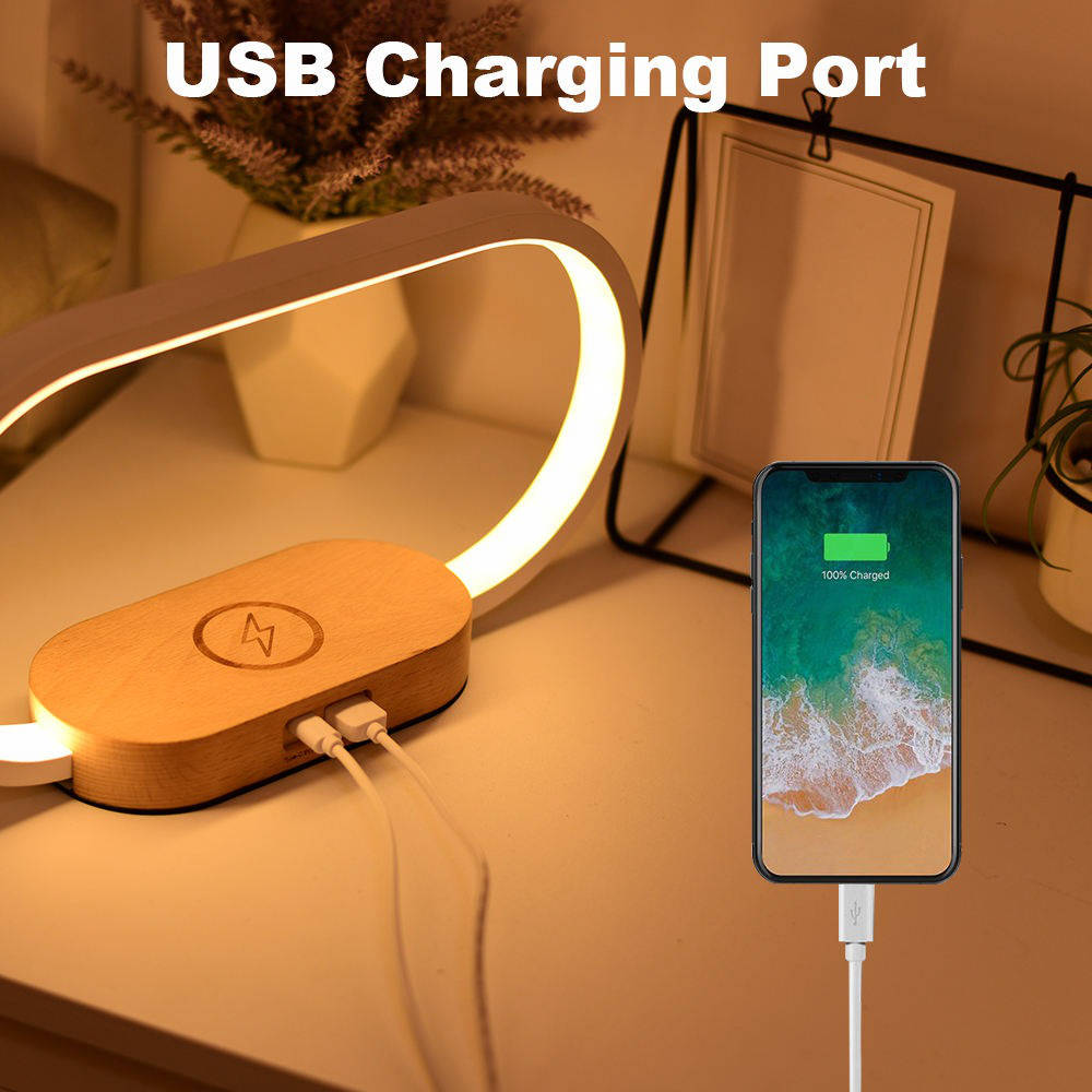 Wireless Charging Alarm Clock with Night Light: Tidy Nightstand Upgrade