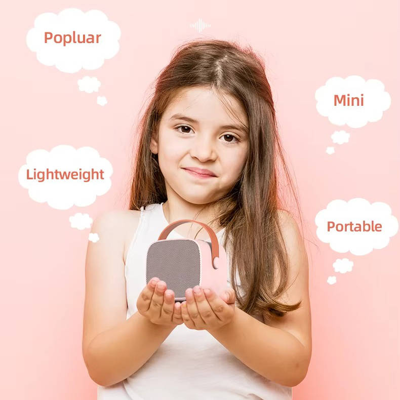 Mini Karaoke Machine: Screen-Free Fun with 2 Wireless Mics