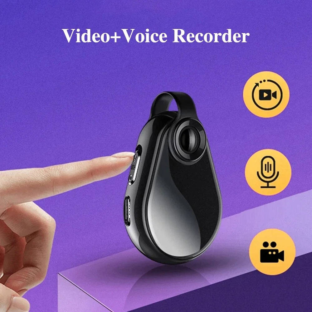 Hidden Camera Necklace: Discreet Audio and Video Recording