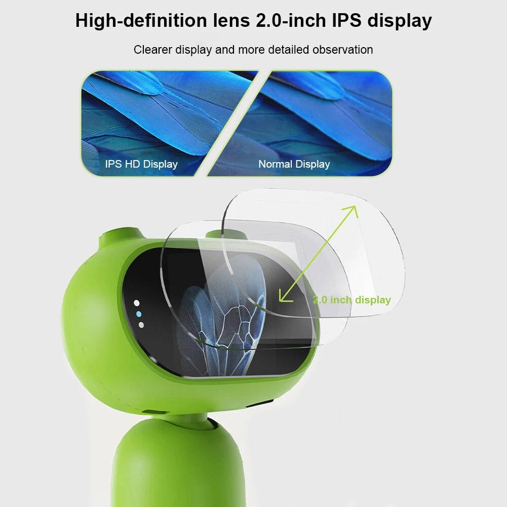 Kids Handheld Microscope: Explore Bugs, Leaves, and More