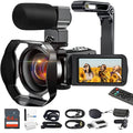 4K Vlogging Camcorder: Smooth 48MP WiFi Video for YouTube