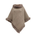 Faux Fur Shawl Cloak: Elegant Warmth for Women