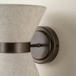 Bronze & Linen Wall Light