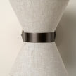 Bronze & Linen Wall Light