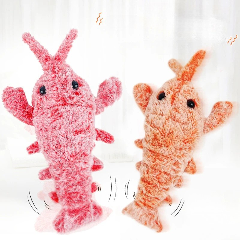 Electric Jumping Shrimp Pet Toy: Active Play for Curious Pets