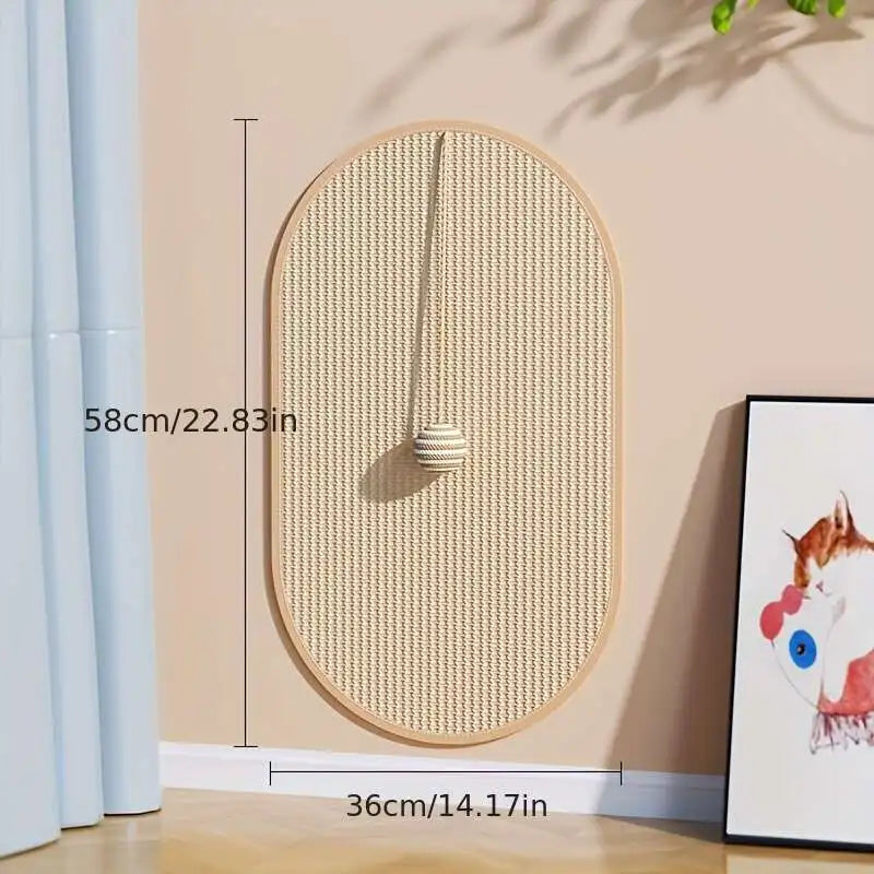 Wall Mounted Cat Scratch Pad: Protect Furniture, Keep Cats Engaged