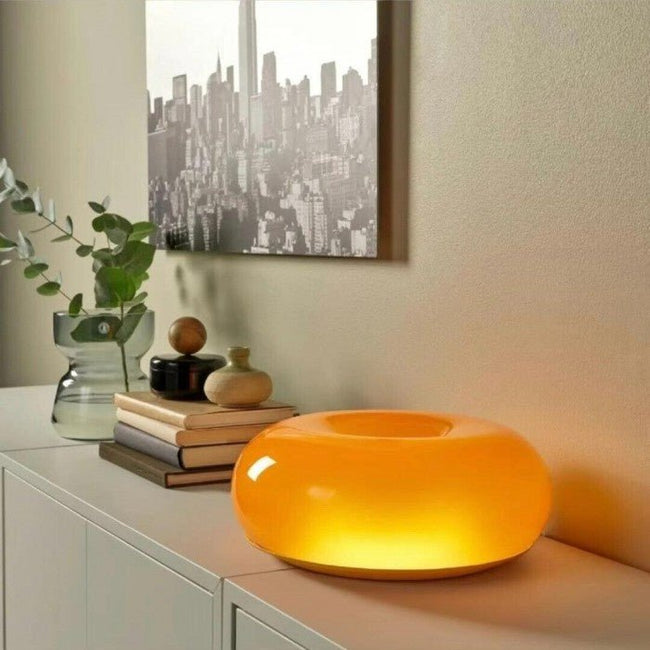Bauhaus Donut LED Table and Wall Lamp