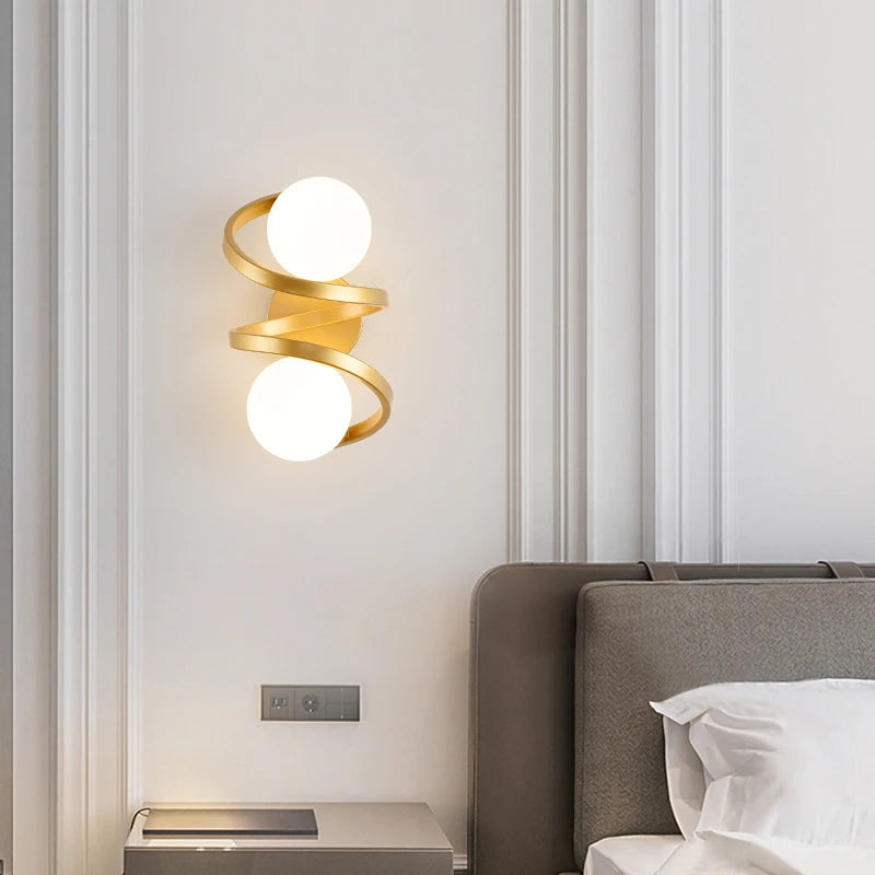 Astra Spiral Dual LED Wall Light